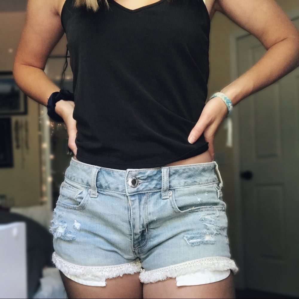 American Eagle jean shorts